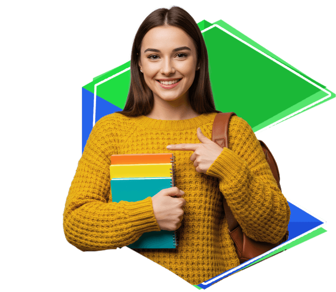 Smiling student
